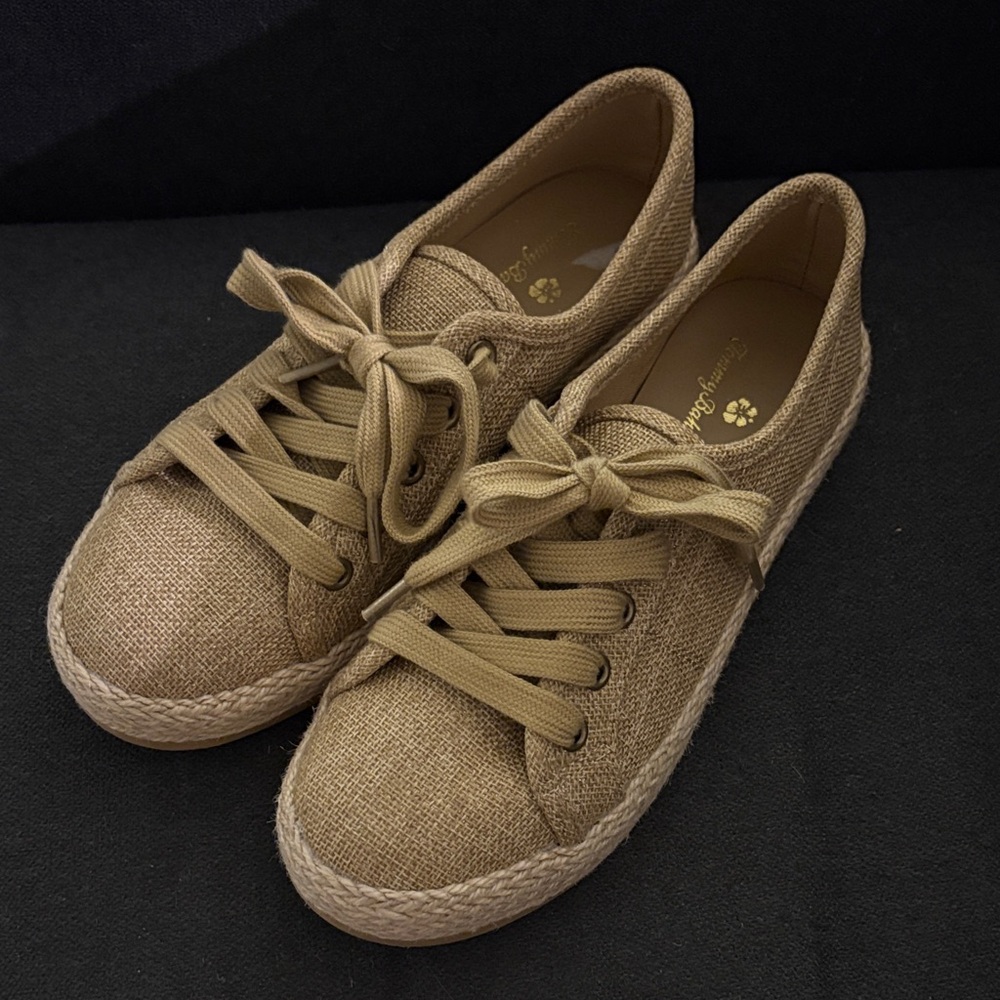 Tommy Bahama Tan Espadrille Sneakers